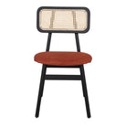 Silla de fresno con respaldo de rejilla Gianni
