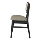 Silla de fresno con respaldo de rejilla Gianni