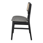Silla de fresno con respaldo de rejilla Gianni