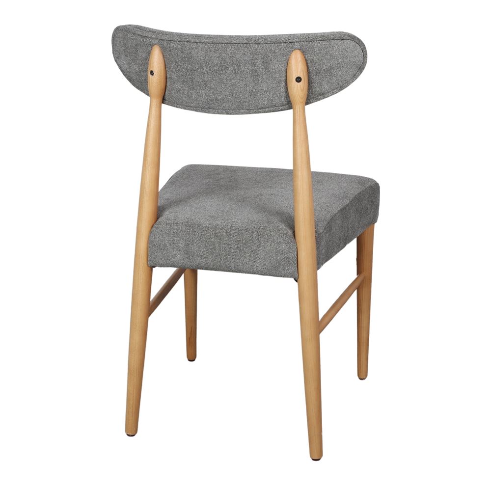 Silla de fresno tapizada Amedeo