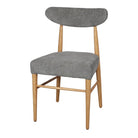 Silla de fresno tapizada Amedeo