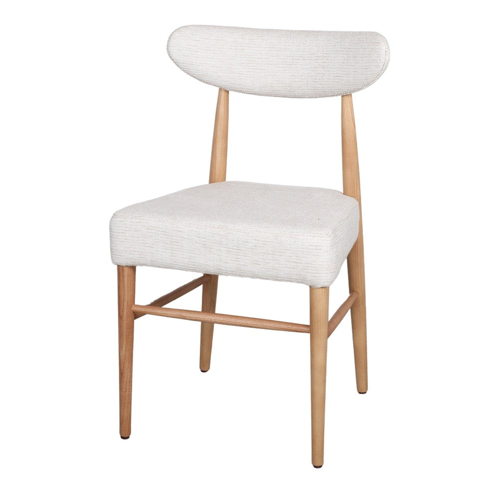 Silla de fresno tapizada Amedeo