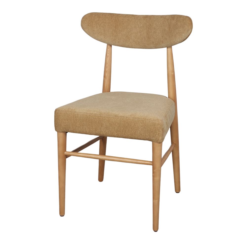 Silla de fresno tapizada Amedeo
