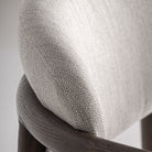 Silla de fresno tapizada blanco roto Supetar