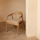 Silla de fresno torneado con brazos Bettina