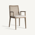 Silla de fresno y lino Alcalalí marrón