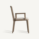 Silla de fresno y lino Alcalalí marrón