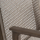 Silla de fresno y lino Alcalalí marrón