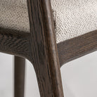 Silla de fresno y tapizado beige Vinaròs