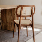 Silla de haya con rejilla Javiera