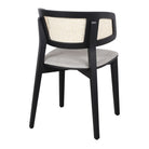 Silla de haya con respaldo de rejilla Flavia