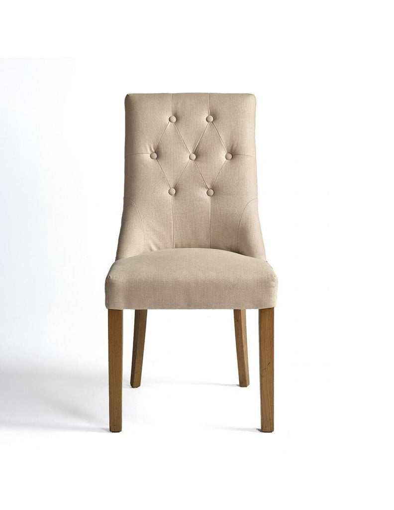 Silla de Lino Macarena - #pino_y_jacaranda#