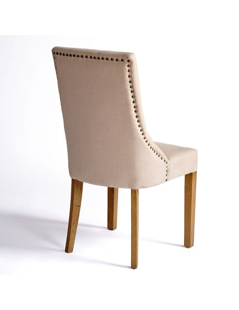 Silla de Lino Macarena - #pino_y_jacaranda#
