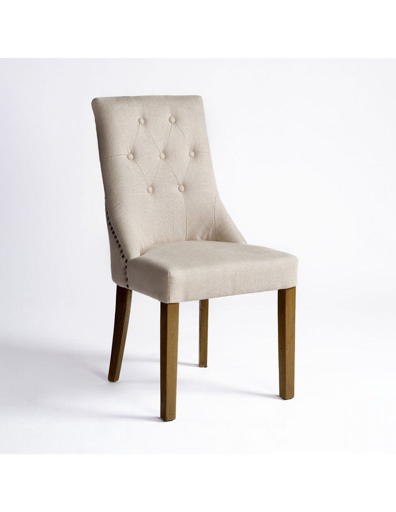 Silla de Lino Macarena - #pino_y_jacaranda#