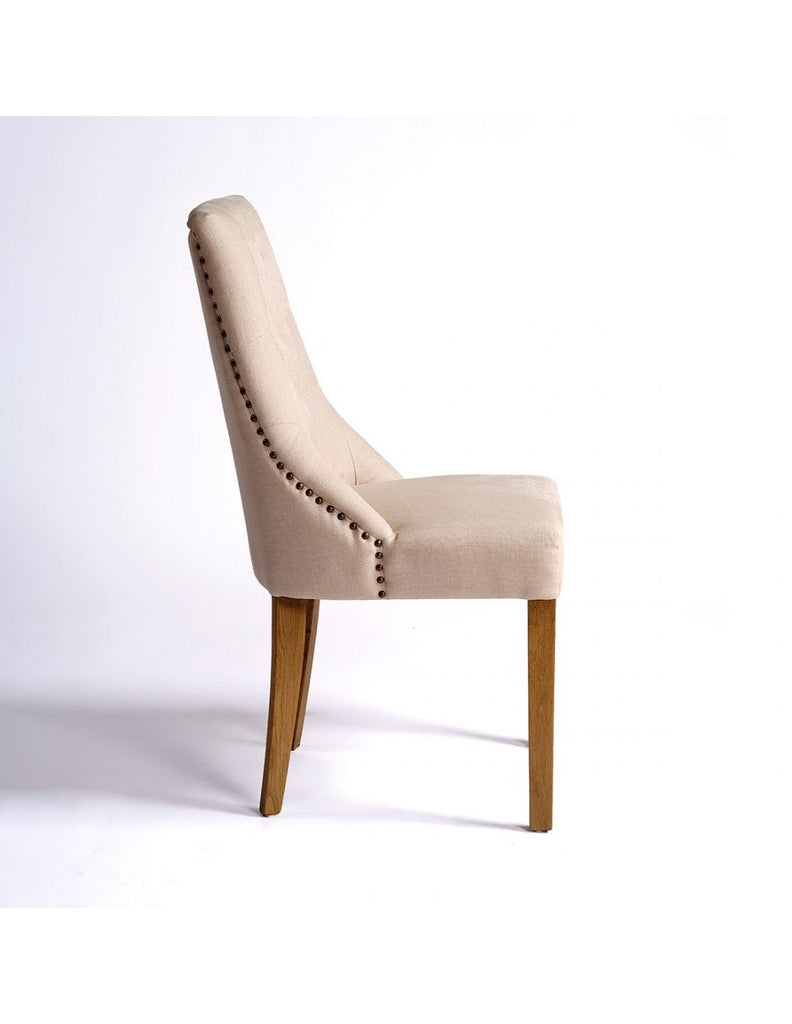 Silla de Lino Macarena - #pino_y_jacaranda#
