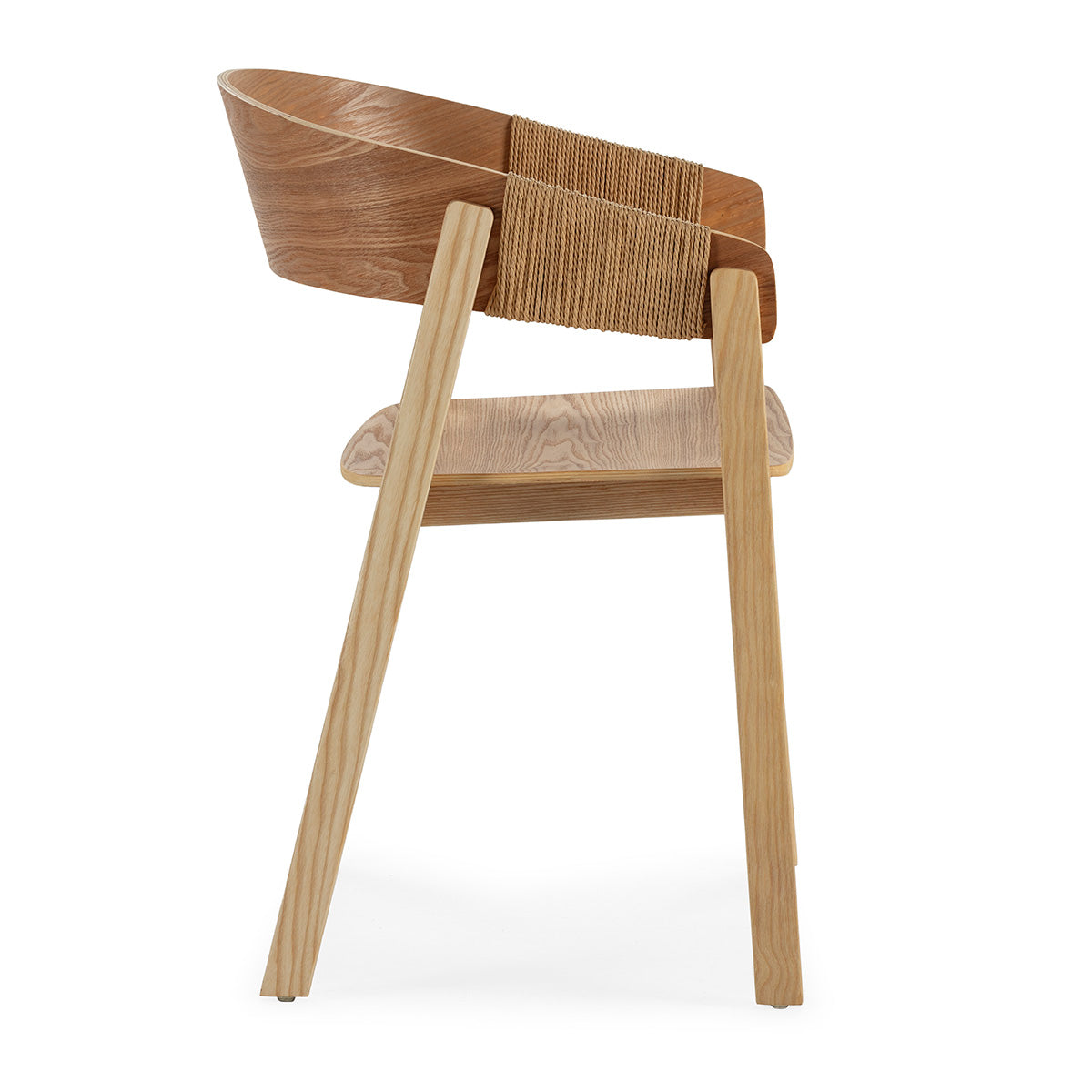 Silla de madera de roble Cerveteri