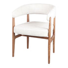 Silla de madera tapizada con brazos Tejat