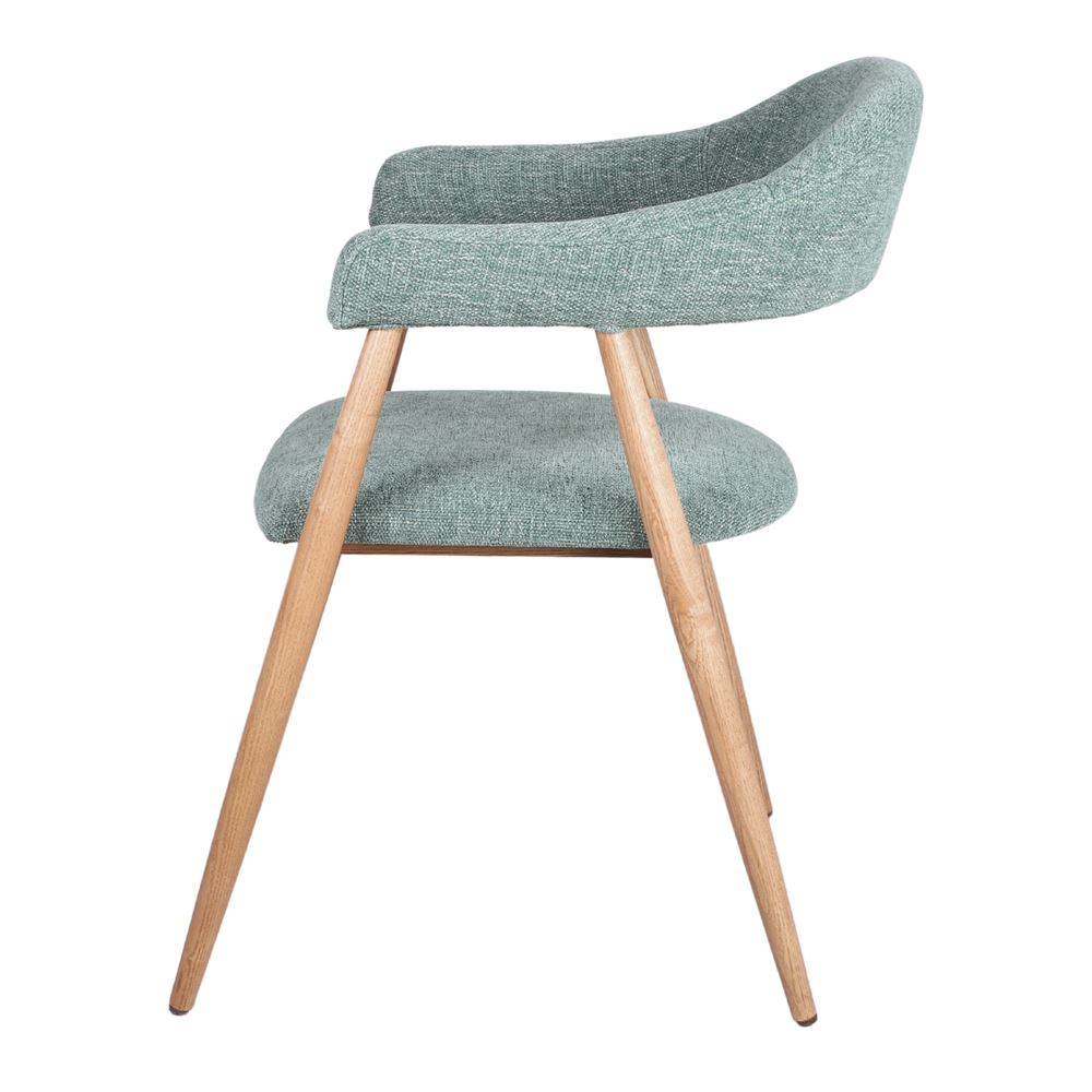 Silla de madera torneada con brazos Anel