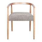 Silla de madera torneada con brazos Carina