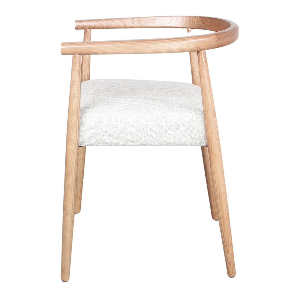 Silla de madera torneada con brazos Carina