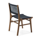 Silla de madera y piel Floridia