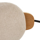 Silla de metal y madera Melissia