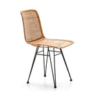 Silla de mimbre y metal Almassora