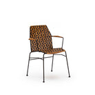 Silla de mimbre y metal Bailén