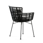 Silla de mimbre y metal Cacém