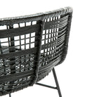 Silla de mimbre y metal Cacém