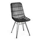 Silla de mimbre y metal Milazzo