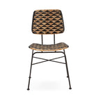 Silla de mimbre y metal Monzón