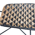 Silla de mimbre y metal Monzón
