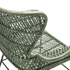 Silla de mimbre y metal Pagani