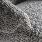 Silla de olmo bicolor y tapizado gris Alcossebre