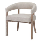 Silla de olmo tapizada con brazos Timoteo