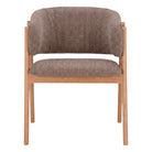 Silla de olmo torneado tapizada Regulus