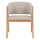 Silla de olmo torneado tapizada Regulus
