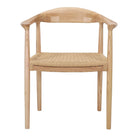 Silla de olmo y cuerda con brazos Etta