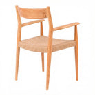 Silla de olmo y cuerda natural Luca