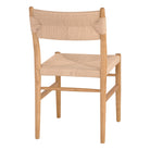 Silla de olmo y cuerda natural Sirio