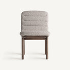 Silla de olmo y tapizado beige Alcossebre 52 cm