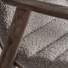 Silla de olmo y tapizado beige Alcossebre 62 cm