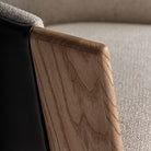 Silla de piel y roble Laguar