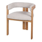 Silla de roble tapizada Edmundo