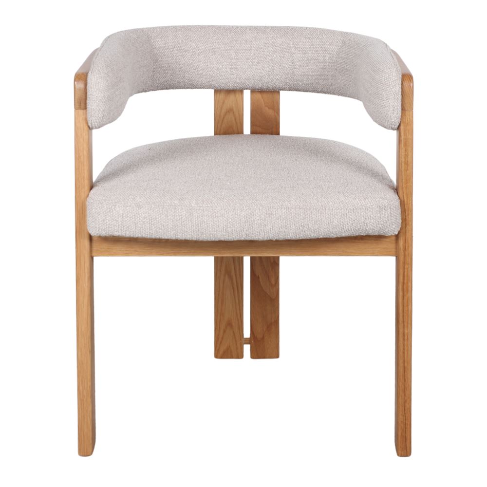 Silla de roble tapizada Edmundo