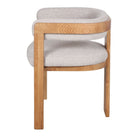Silla de roble tapizada Edmundo