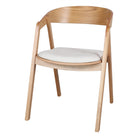 Silla de roble tapizada Marzia