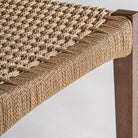 Silla de roble y fibra natural Tagomago