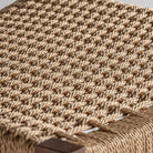 Silla de roble y fibra natural Tagomago